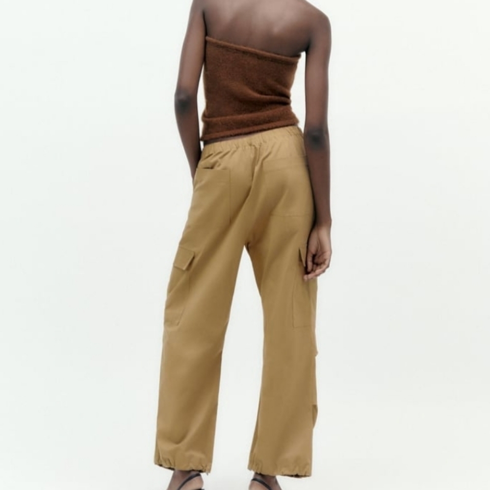 ZARA cargo parachute pants Sz-M - Picture 2 of 8